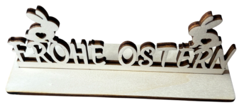 Tisch-Schild Frohe Ostern